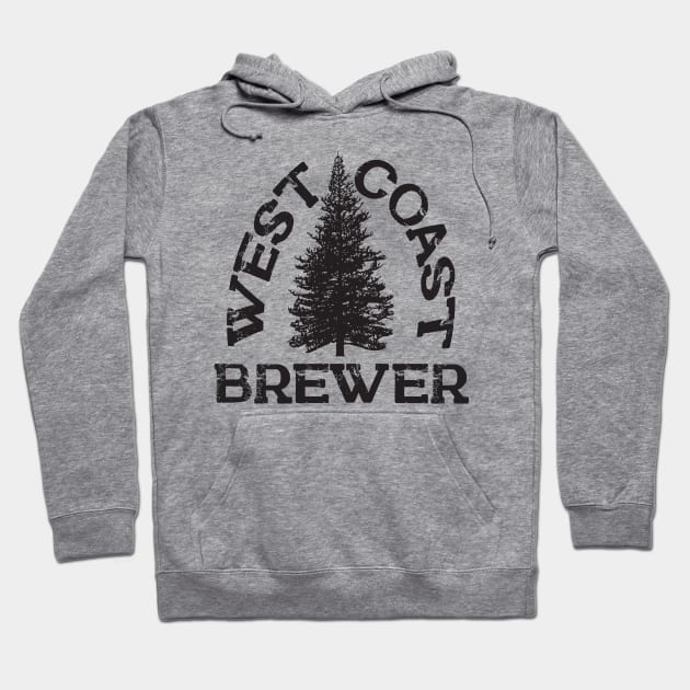 West Coast Brewer in Black Hoodie by Magnetar